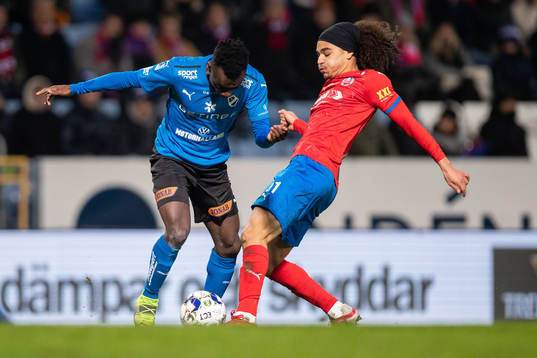 Halmstads Thomas Boakye och Helsingborgs Adam Kaied
