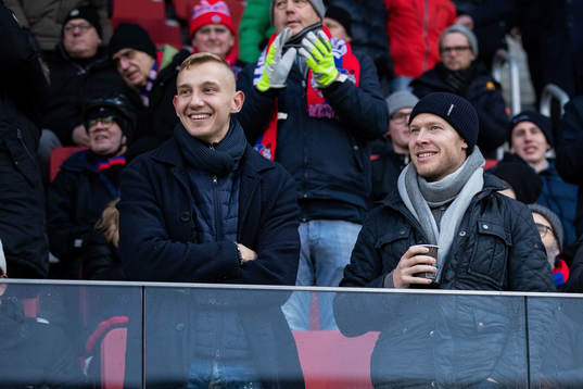 Helsingborgs Jakob Voelkerling Persson och Andreas Landgren
