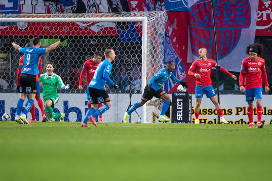 Helsingborgs målvakt Kalle Joelsson, Bödvar Bödvarsson,