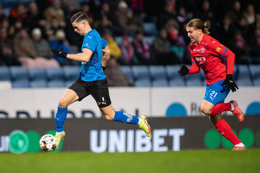 Halmstads Marcus Antonsson och Helsingborgs Charlie Weberg