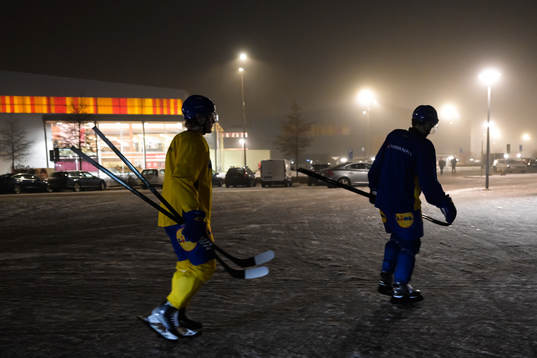 Åke Stakkestad and Joel Nyström of the Swedish under-20
