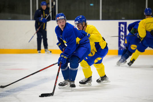 Anton Olsson and Åke Stakkestad of the Swedish under-20