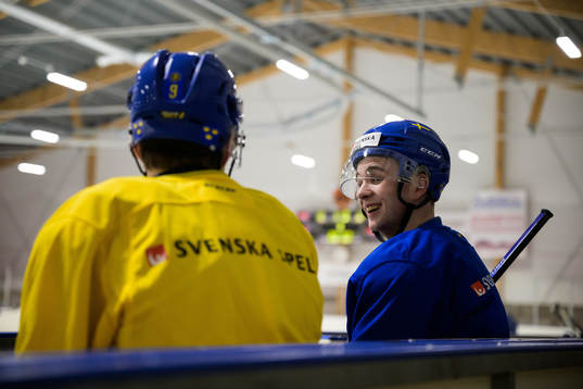 Daniel Ljungman and Isak Rosén of the Swedish under-20