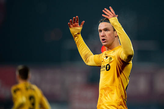 Erik Botheim of Bodø/Glimt celebrates