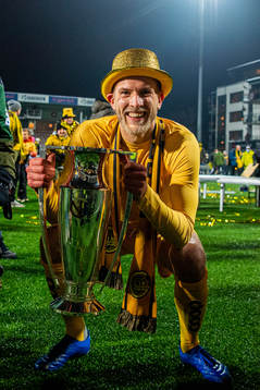 Vegard Leikvoll Moberg of Bodø/Glimt celebrates with the