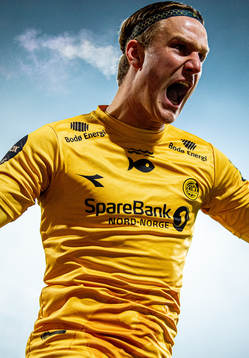 Erik Botheim of Bodø/Glimt celebrates