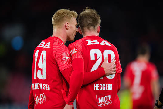 Sivert Heltne Nilsen and Aune Selland Heggebø of Brann