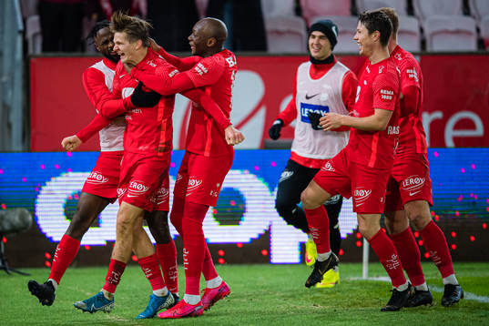David Møller Wolfe of Brann celebrates
