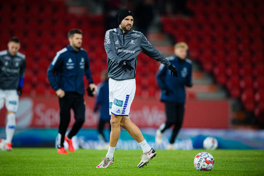 Dario Canadija of Sarpsborg 08 warms up