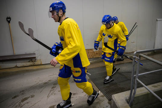 Oskar Magnusson and Zion Nybeck of the Swedish under-20