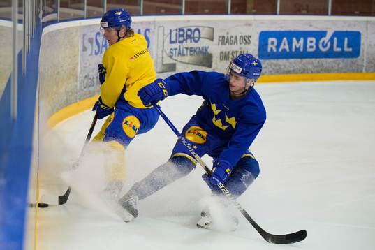 Åke Stakkestad and Elliot Ekmark of the Swedish under-20