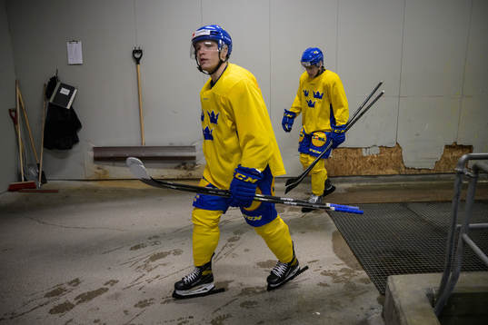 Zion Nybeck and Joel Nyström of the Swedish under-20