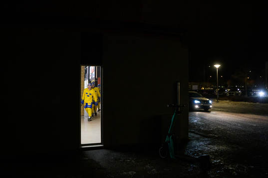 Zion Nybeck of the Swedish under-20 national ice hockey team