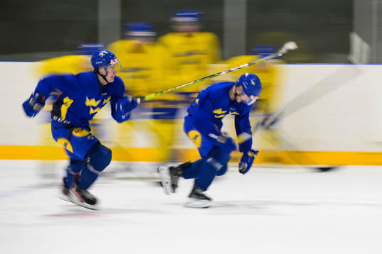 Albert Sjöberg and William Eklund of the Swedish under-20