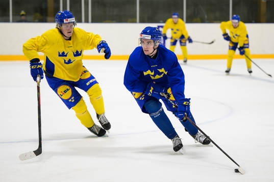 Åke Stakkestad and Elias Stenman of the Swedish under-20