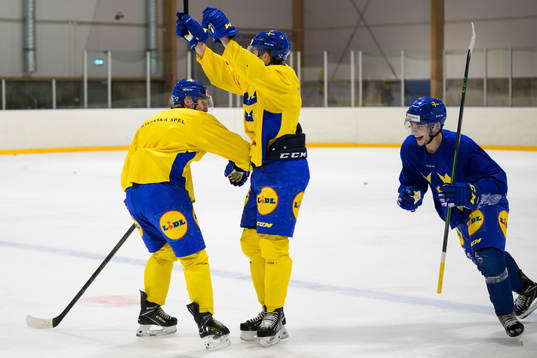 Oskar Magnusson, Daniel Ljungman and William Eklund of the