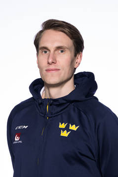 Assistant coach Joel Rönnmark of the Swedish under-20