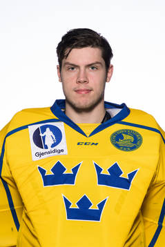 Goaltender Jesper Wallstedt of the Swedish under-20