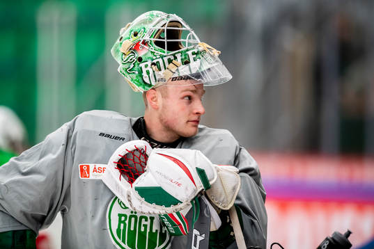 Rögles målvakt Edwin Mustafic