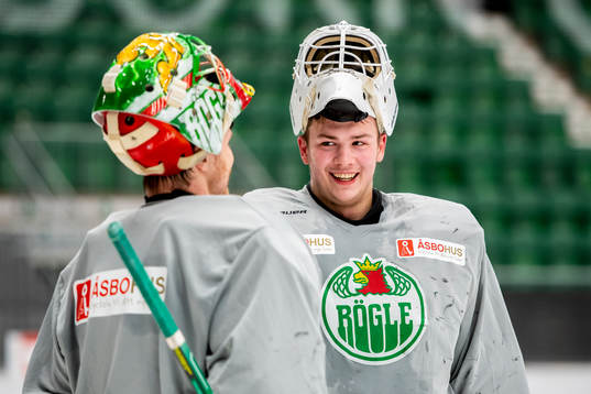 Rögles målvakt Max Lundgren