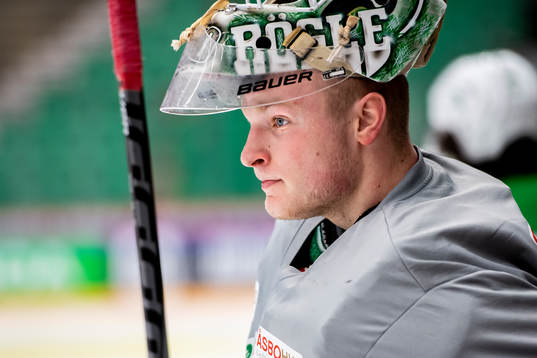 Rögles målvakt Edwin Mustafic