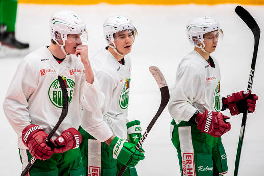 Rögles Adam Edström,William Wallinder och Samuel Jonsson