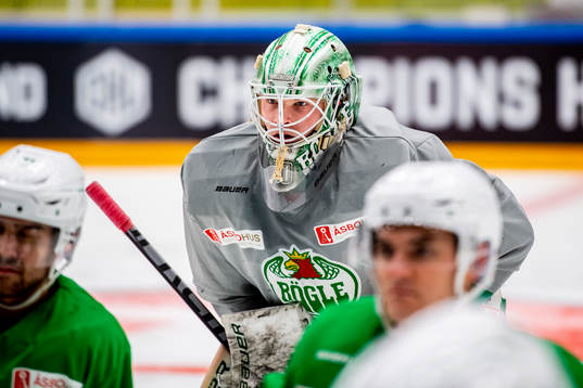 Rögles målvakt Edwin Mustafic
