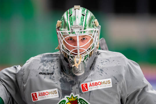 Rögles målvakt Edwin Mustafic