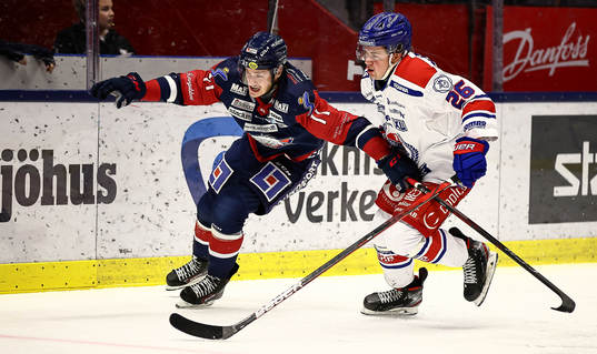 Linköpings Henrik Törnqvist och Oskarshamns Lukas Pilö