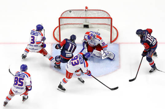 Mål 5-2 av Linköpings Henrik Törnqvist förbi