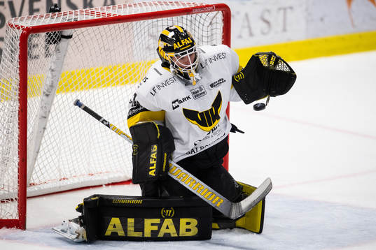Västerås målvakt Johan Gustafsson