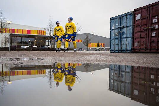 Åke Stakkestad and Simon Edvinsson of the Swedish under-20
