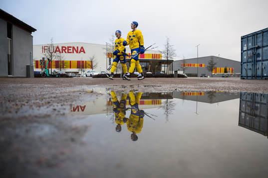 Åke Stakkestad and Simon Edvinsson of the Swedish under-20