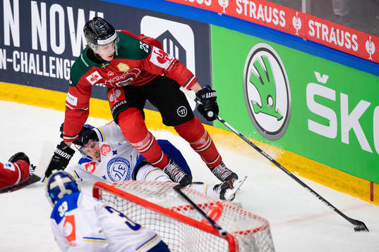 Patrik Norén of Leksand and Elmer Söderblom of Frölunda