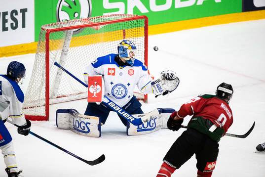 Goalkeeper Axel Brage of Leksand
