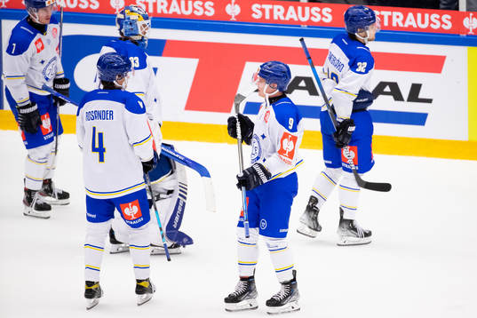 Patrik Zackrisson of Leksand  looks dejected