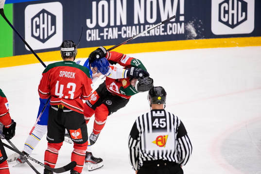 Patrik Norén of Leksand  and Patrik Carlsson of Frölunda