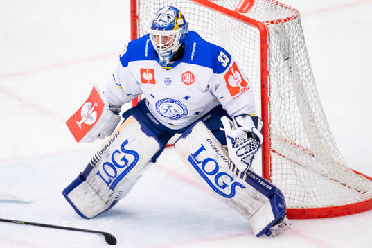 Goalkeeper Axel Brage of Leksand