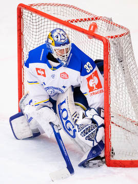 goalkeeper Axel Brage of Leksand