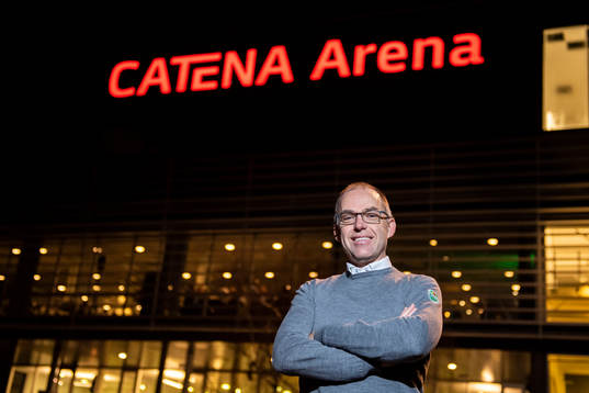 Club director Daniel Koch of Rögle  poses for a portrait