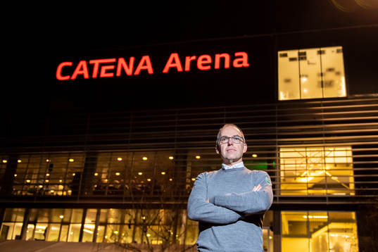 Club director Daniel Koch of Rögle  poses for a portrait