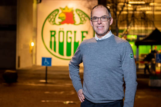 Club director Daniel Koch of Rögle  poses for a portrait