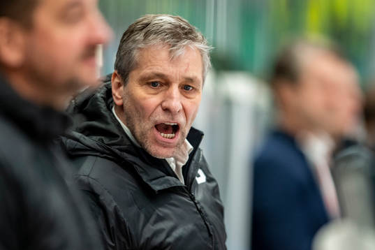Head coach Josef Jandac of Sparta Prag