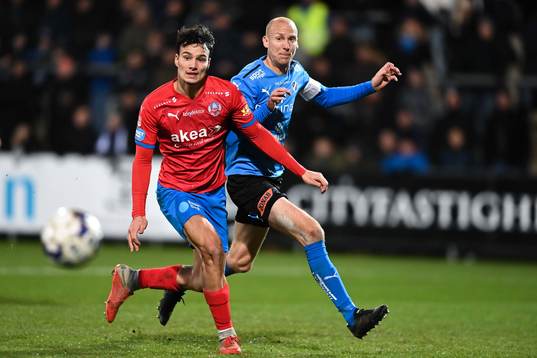 Helsingborgs Assad Al Hamlawi och Halmstads Andreas