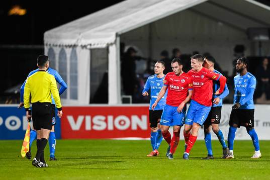Helsingborgs Vladislav Kreida och Casper Widell
