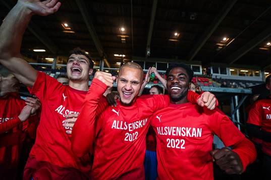 Helsingborgs Assad Al Hamlawi och Anthony van