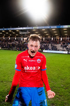 Helsingborgs Rasmus Karjalainen jublar