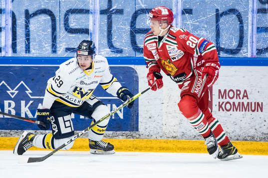 s Jonathan Wikström och Moras Nils Thomasson