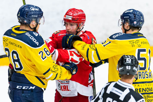 Södertäljes Emil Alba och Troja-Ljungbys  William Romfors