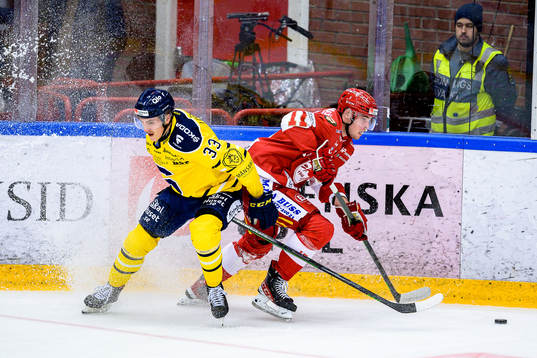 Södertäljes Felix Olsson och Troja/Ljungbys August Nilsson